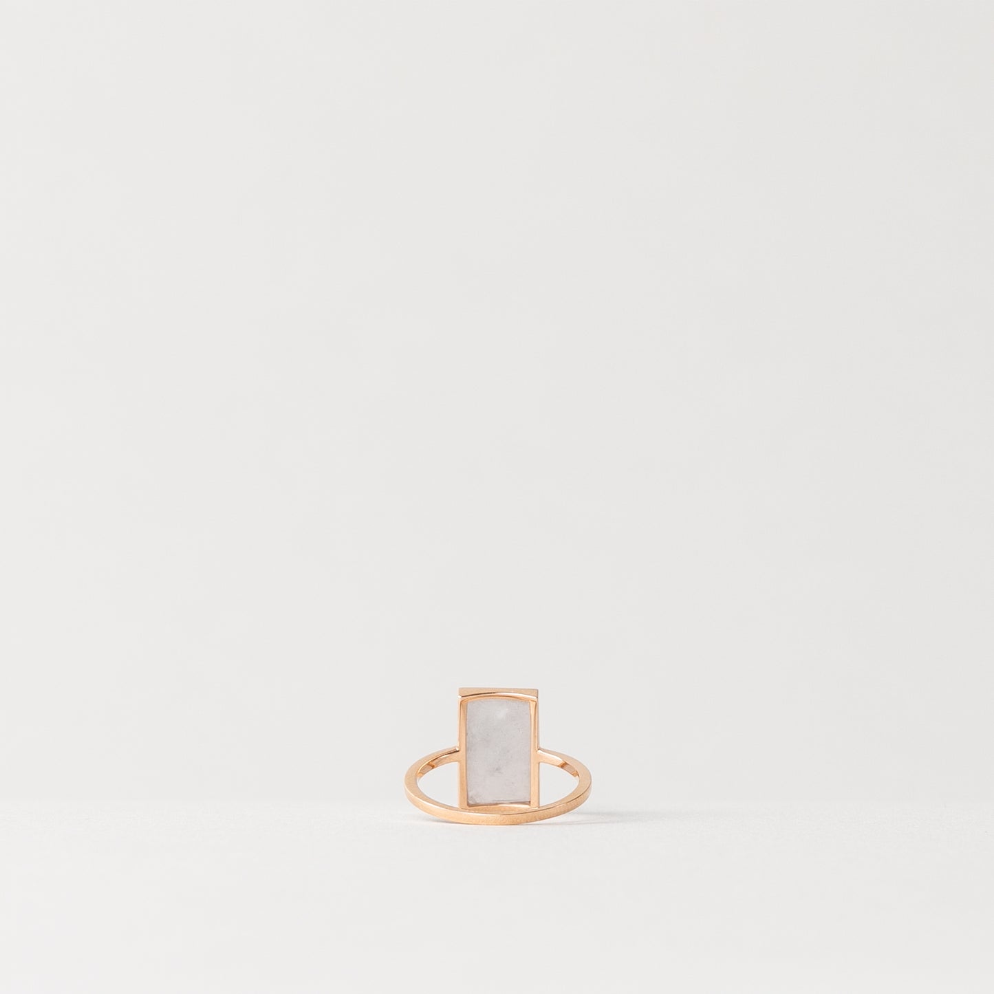 CHARMED BAGUETTE LAVENDER JADE RING