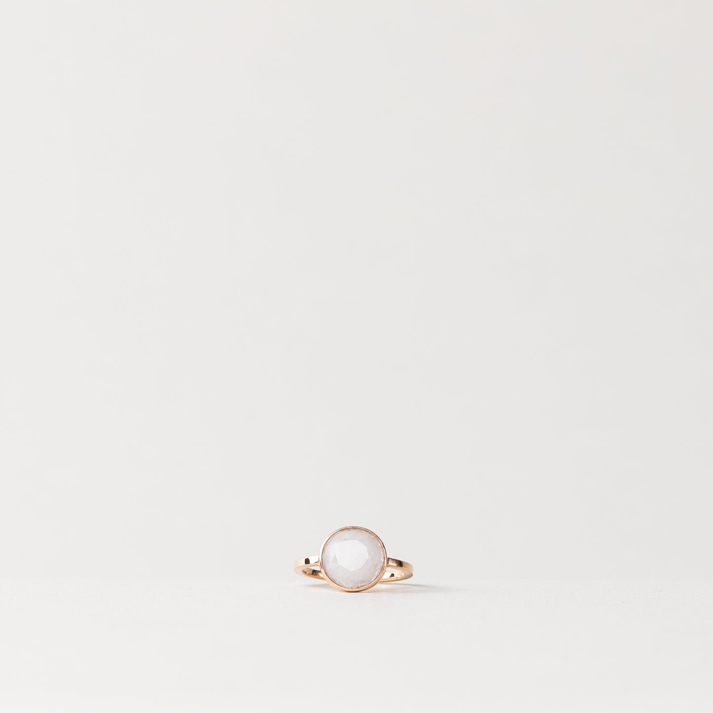 CHARMED ROUND LAVENDER JADE RING