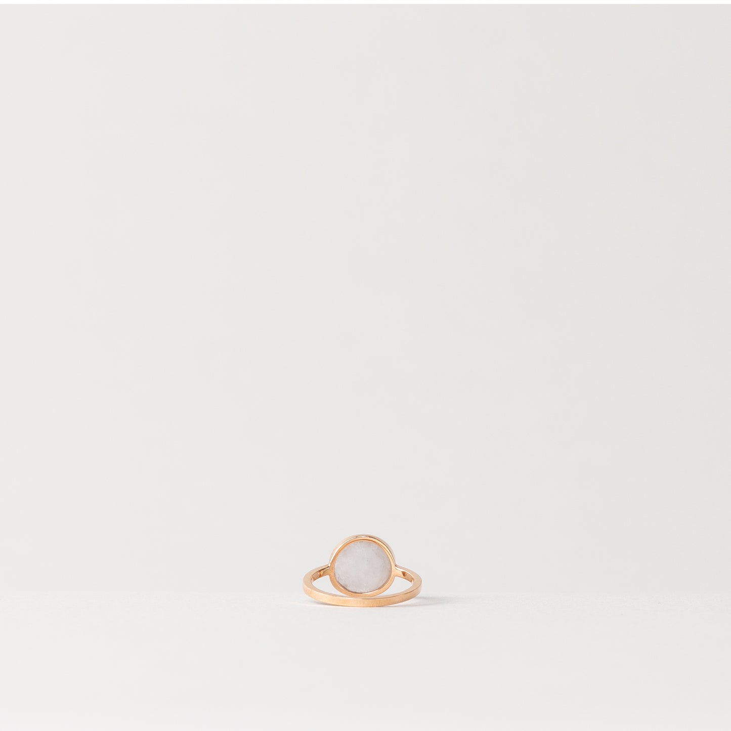 CHARMED ROUND LAVENDER JADE RING