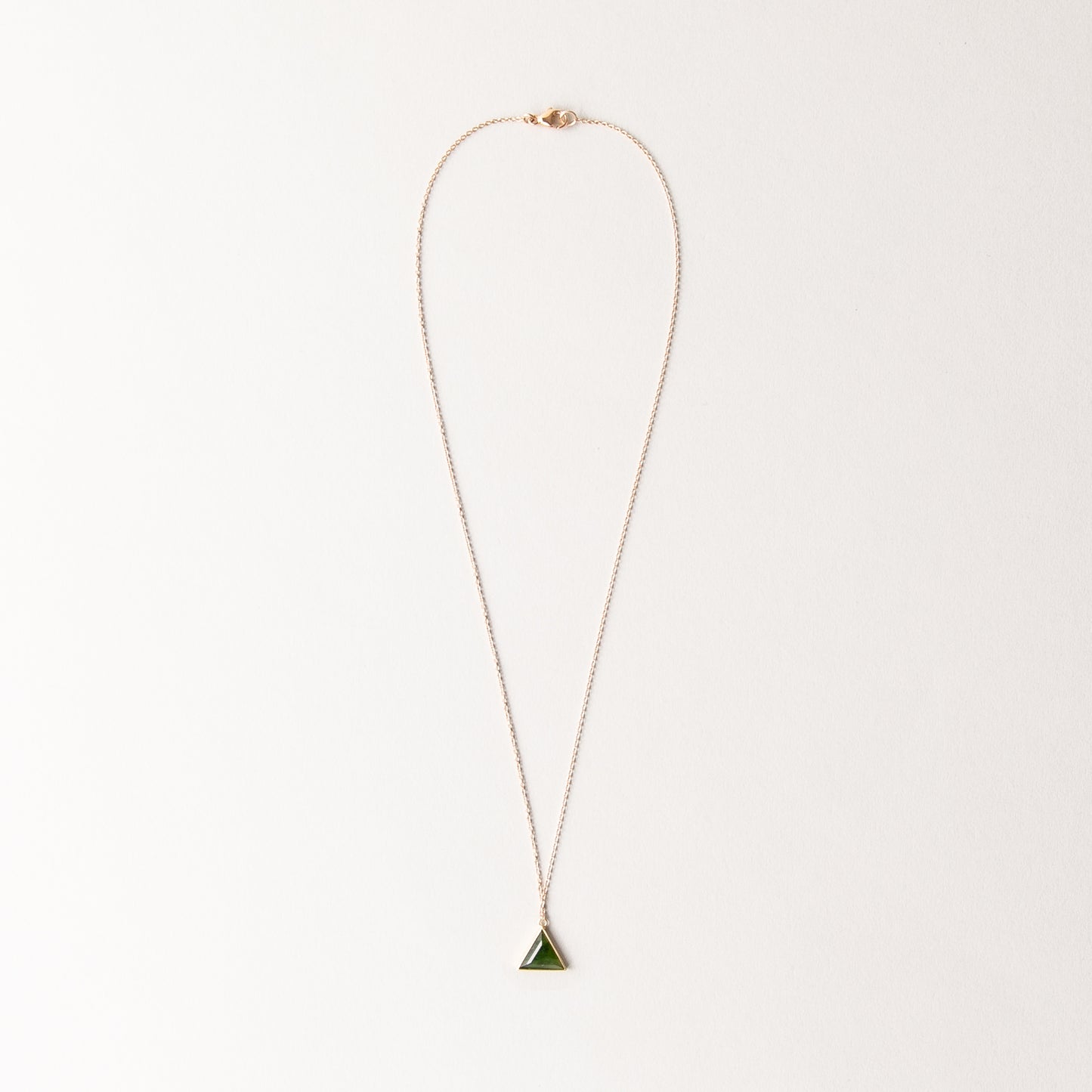 CHARMED TRILLION GREEN JADE CHARM NECKLACE