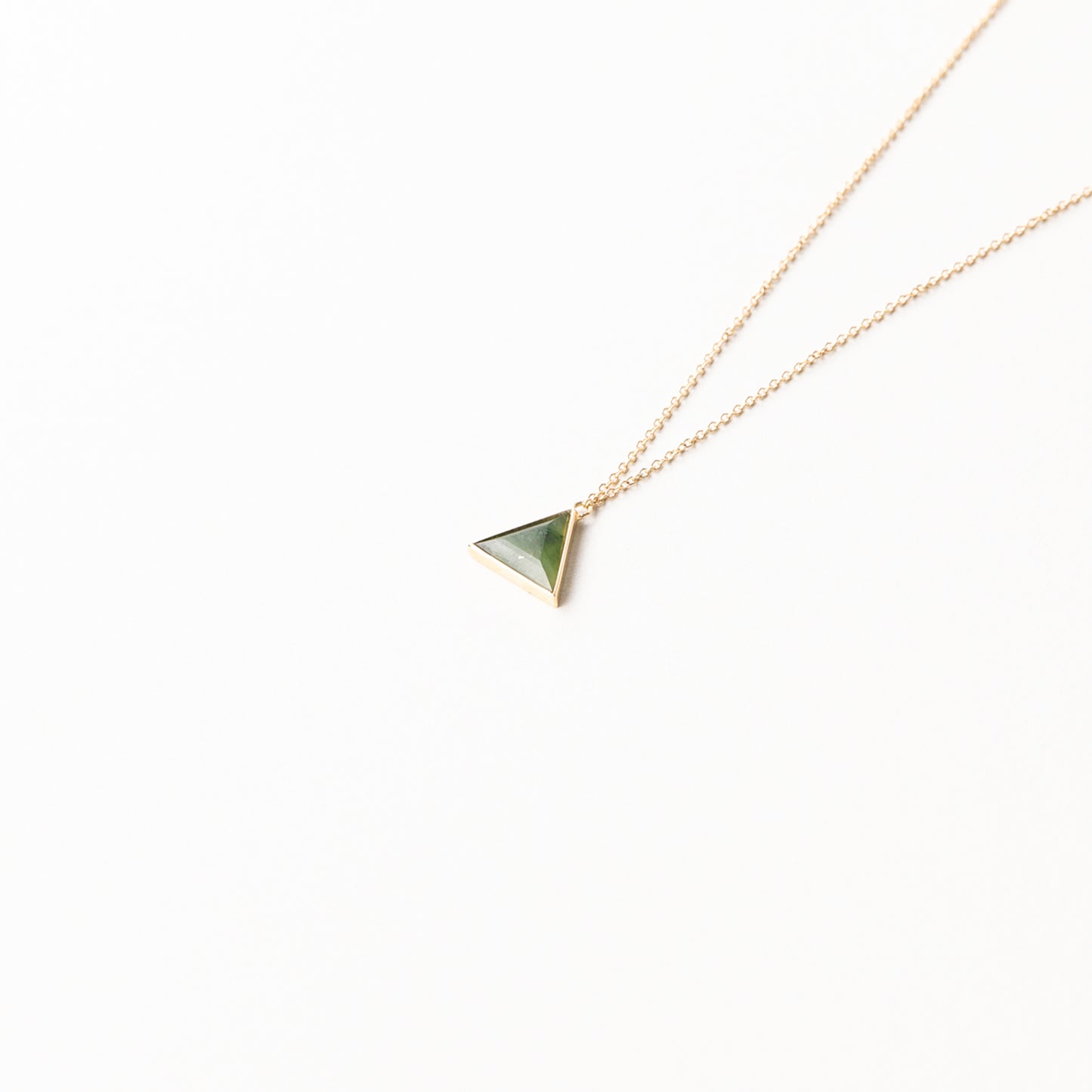 CHARMED TRILLION GREEN JADE CHARM NECKLACE