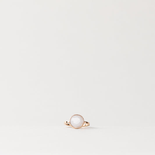 CHARMED ROUND LAVENDER JADE RING