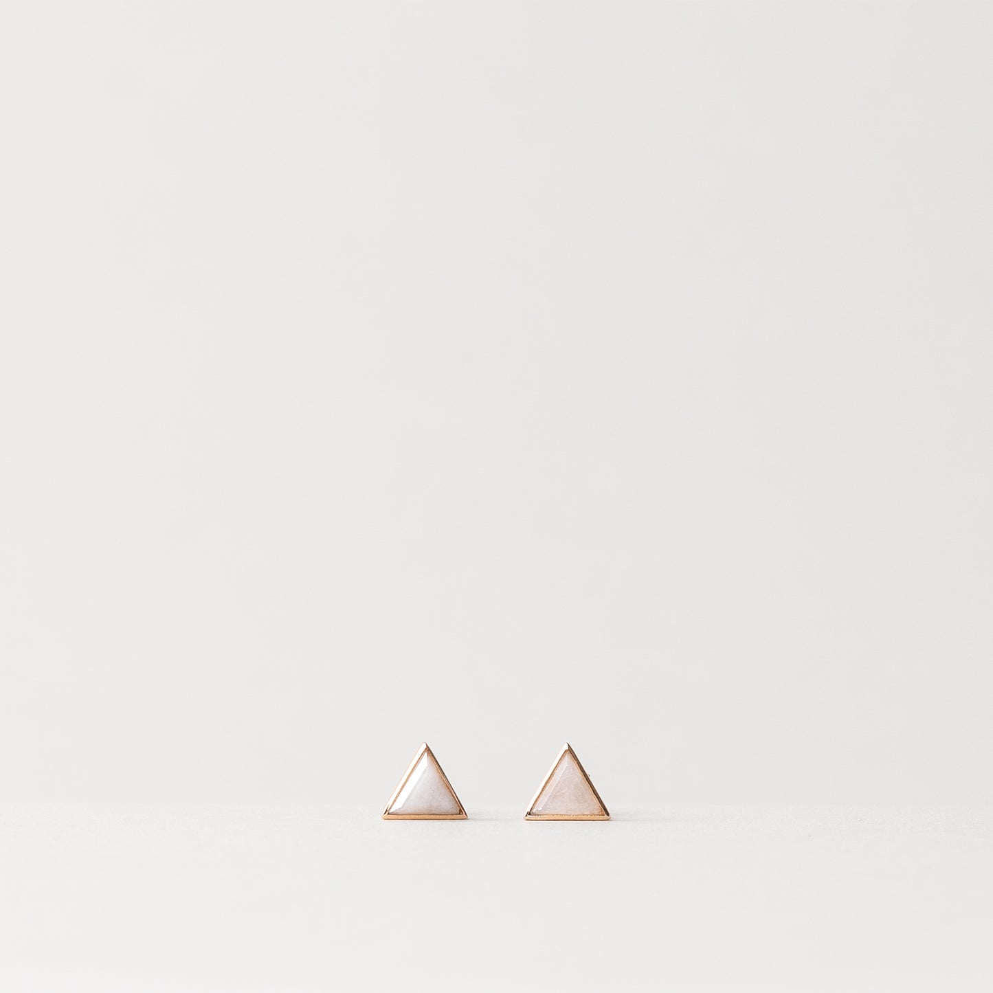 CHARMED TRILLION LAVENDER JADE STUD EARRINGS