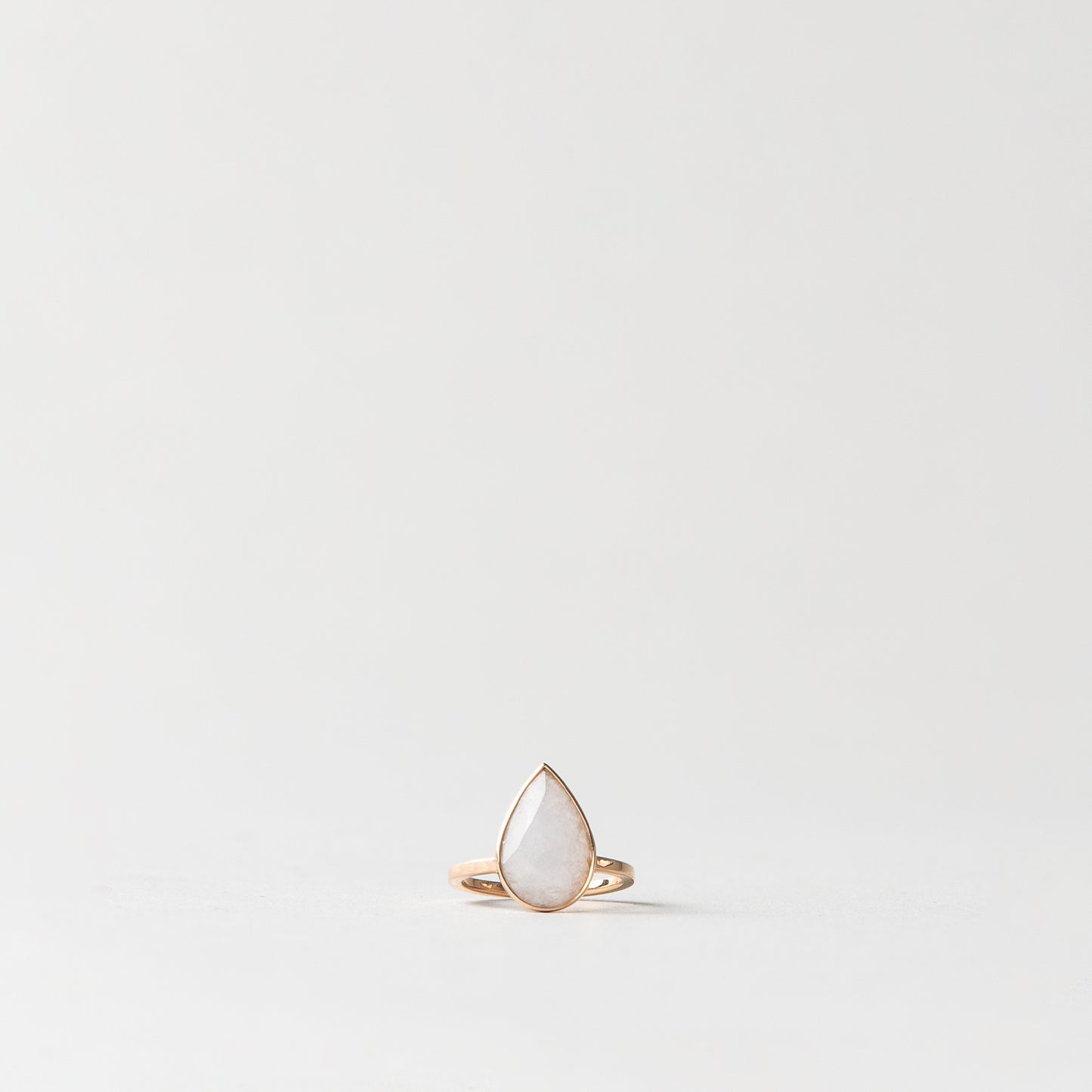 CHARMED PEAR LAVENDER JADE RING