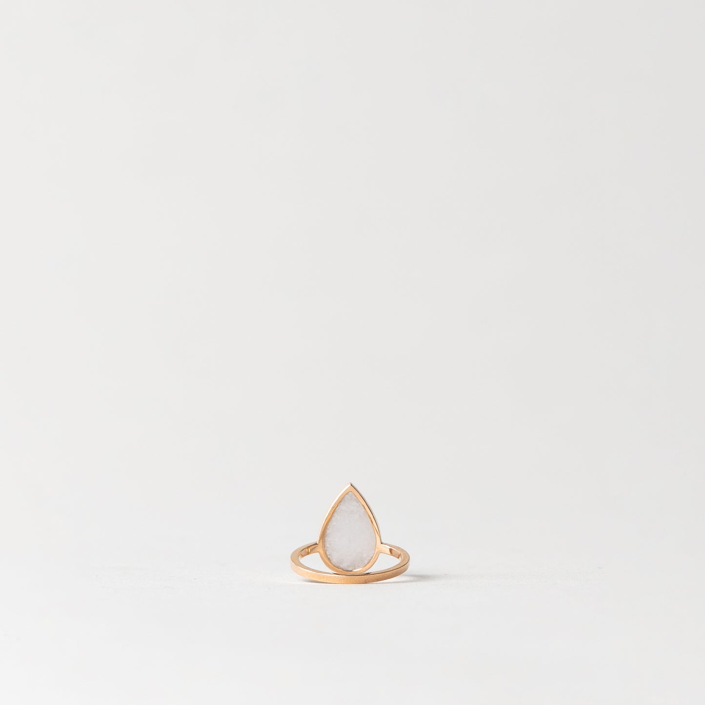 CHARMED PEAR LAVENDER JADE RING